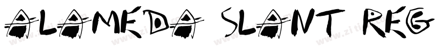 Alameda Slant Regula字体转换